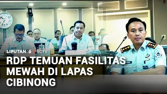 RDP Temuan Fasilitas Mewah di Lapas Cibinong