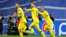 Pertandingan leg kedua di Santiago Bernabeu berlangsung sengit. Chelsea unggul tiga gol melalui Mason Mount, Antonio Rudiger, dan Timo Werner. (AP/Manu Fernandez)