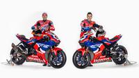 Duo pembalap Team HRC di World Superbike 2023: Xavi Vierge dan Iker Lecuona. (World Superbike)