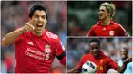 Luiz Suarez menjadi salah satu penjualan pemain termahal yang pernah dilakukan Liverpool. Selain Suarez, ada beberapa pemain lainnya yang pernah dijual Liverpool dengan harga tinggi. Berikut 5 penjualan pemain termahal Liverpool. (kolase foto AFP)