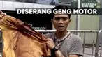 Geng motor kembali beraksi. Kali ini kawanan geng motor menyerbu warnet dan membacok dua orang pengunjung