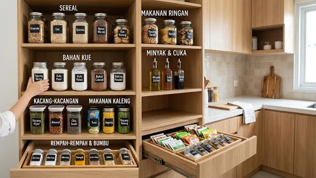 14 Inspirasi Penataan Dapur untuk Memudahkan Penggunaan, Lebih Rapi dan Praktis