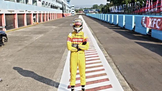 Sean Gelael, Taxi Ride, Bola.com, Sirkuit Sentul 