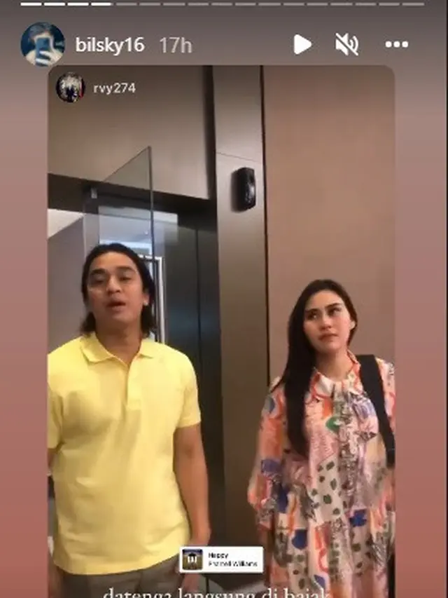 Syahnaz Sadiqah dan Billy Syahputra (Foto: Instagram/@bilsky16)