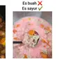 Potret Sayur Berkuah untuk Sahur Nyeleneh. (Sumber: Instagram/lelucon.seru/bang.tawa)