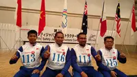 Isa Giant Imandra (paling kanan) mewakili Indonesia di The 18th Safety Japan Instructors Competition 2017.(Arthur/Liputan6.com)