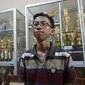 Ananda Hafidh Rifai Kusnanto, siswa kelas XII IPA 6 SMAN 4 Surakarta yang meraih nilai 100 untuk semua mata pelajaran UN.(Liputan6.com/Fajar Abrori)