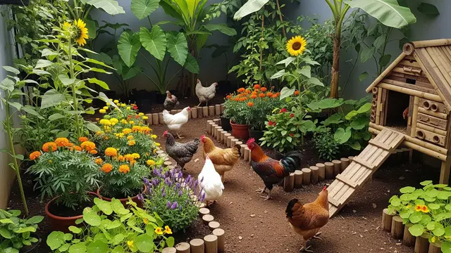 Umbaran Ayam dengan Konsep Taman Mini Terintegrasi