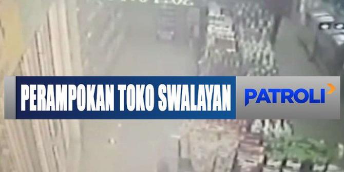Perampokan Toko Swalayan di Menteng Jakpus Terekam CCTV