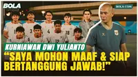 Kurniawan Dwi Yulianto Minta Maaf Usai Timnas Indonesia U-17 Tersingkir di Piala Asia U-17 2026