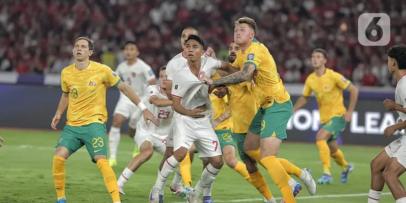 Sengit, Babak Pertama Timnas Indonesia vs Australia Berakhir Imbang