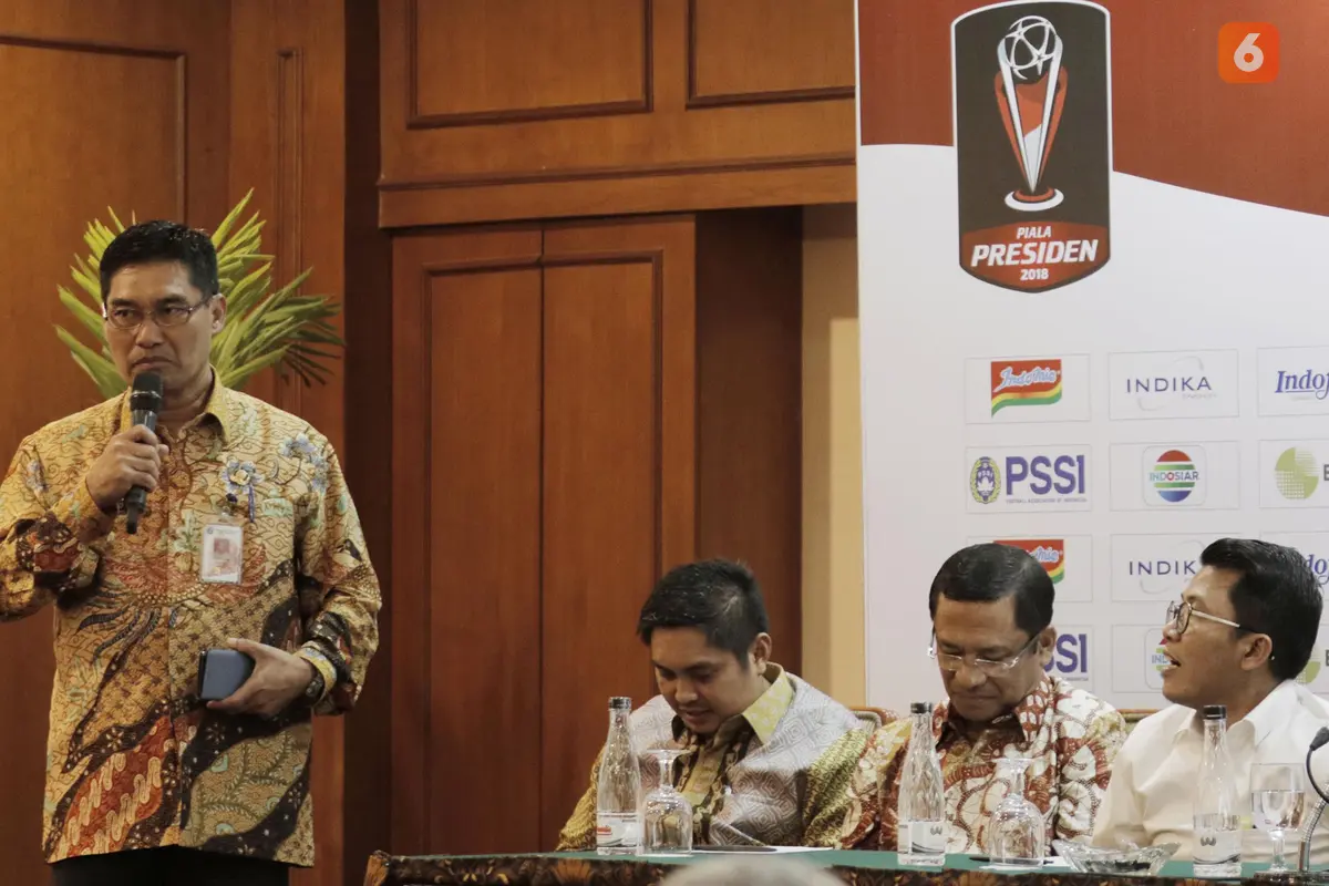 Konferensi Pers Jelang Final Piala Presiden 2018
