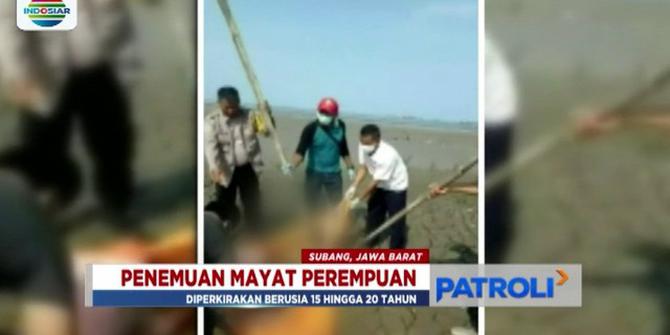 Jenazah Wanita Tanpa Busana Ditemukan di Pinggir Pantai Subang