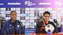 Marselino Ferdinan menegaskan bahwa semua pemain bakal mati-matian demi mengamankan tiga poin, bukan hasil seri. (Liputan6.com/Angga Yuniar)
