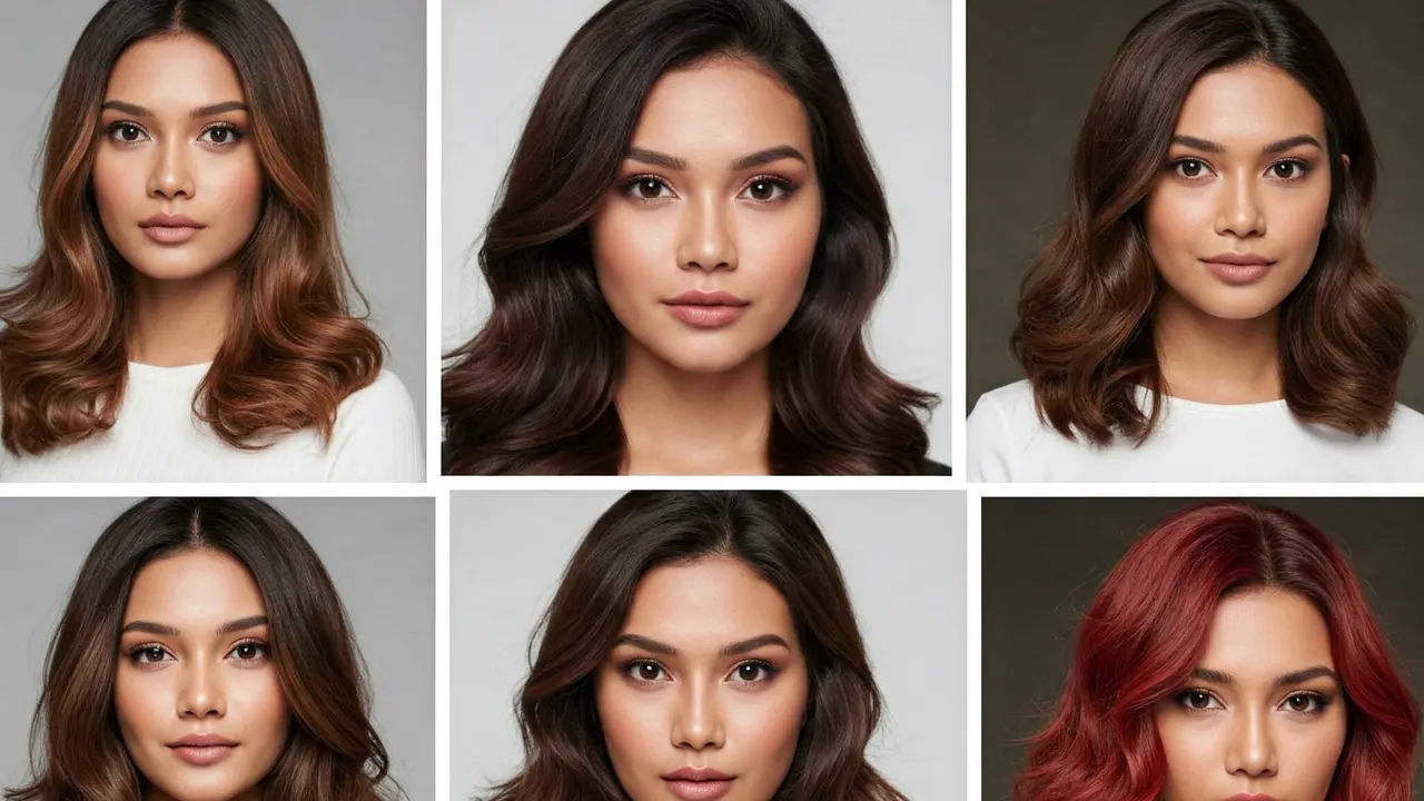 16 Inspirasi Cat Warna Rambut untuk Kulit Coklat yang Mempercantik Penampilan