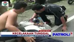 Hendak menghadiri pernikahan kerabat, pasutri di Batam mengalami kecelakaan tunggal lantaran gaun sang istri melilit di roda belakang motor.