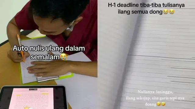 6 Momen Apes dan Lucu ketika Mengerjakan Tugas Ini Bikin Elus Dada