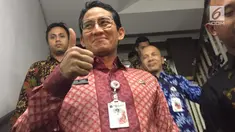 Sandiaga Uno memenuhi panggilan Polisi terkait kasus penggelapan tanah. Sandiaga diperika empat jam.