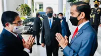 Presiden Jokowi dan Perdana Menteri Vietnam Phạm Minh Chính di Istana Kepresidenan Bogor, Jawa Barat, Jumat (23/4/2021). (Biro Pers Sekretariat Presiden)