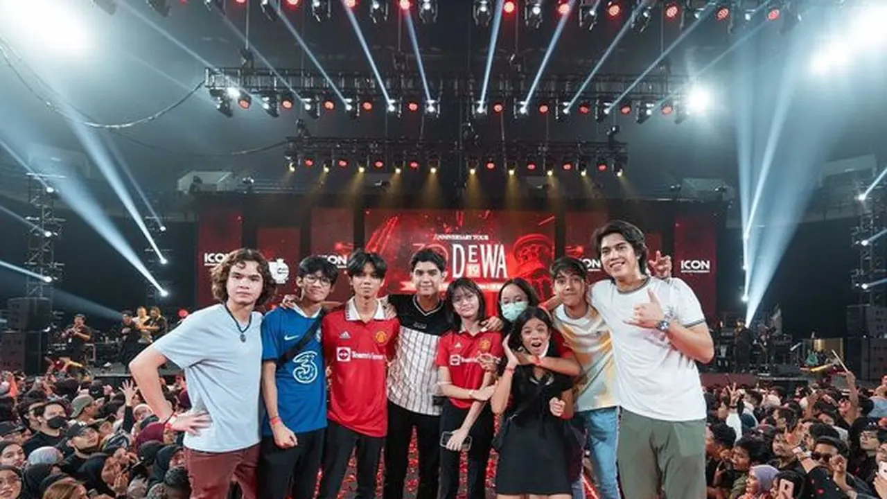 7 Potret Kompak Anak-Anak Personel Band Dewa 19 yang Sudah Seperti Saudara
