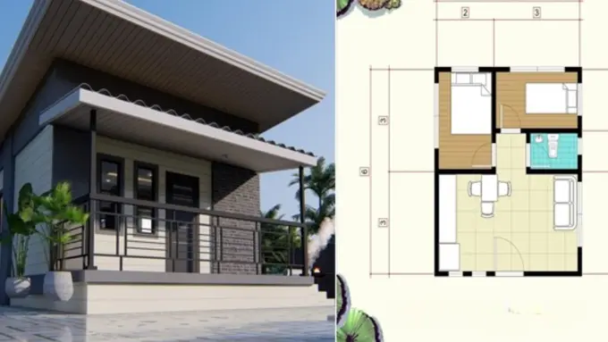 12 Desain Rumah Minimalis dengan 2 Kamar yang Paling Nyaman dan Cantik