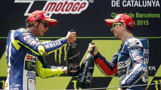 Jorge Lorenzo dan Valentino Rossi