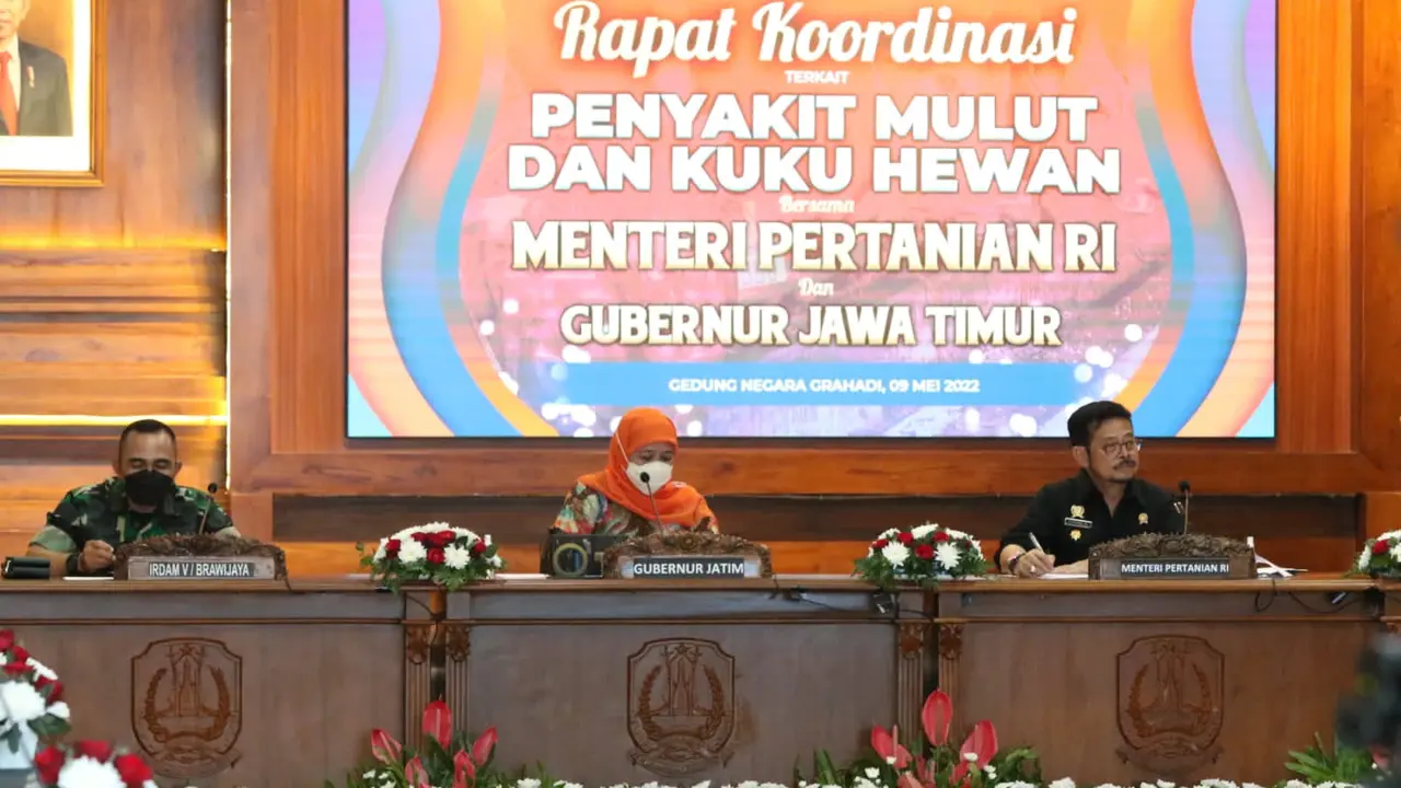 Rapat Koordiansi Kementan dengan Pemprov Jawa Timur.