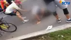 Peristiwa ini berawal ketika kedua korban sedang berlari besama pelari lain dari arah Muara Karang.