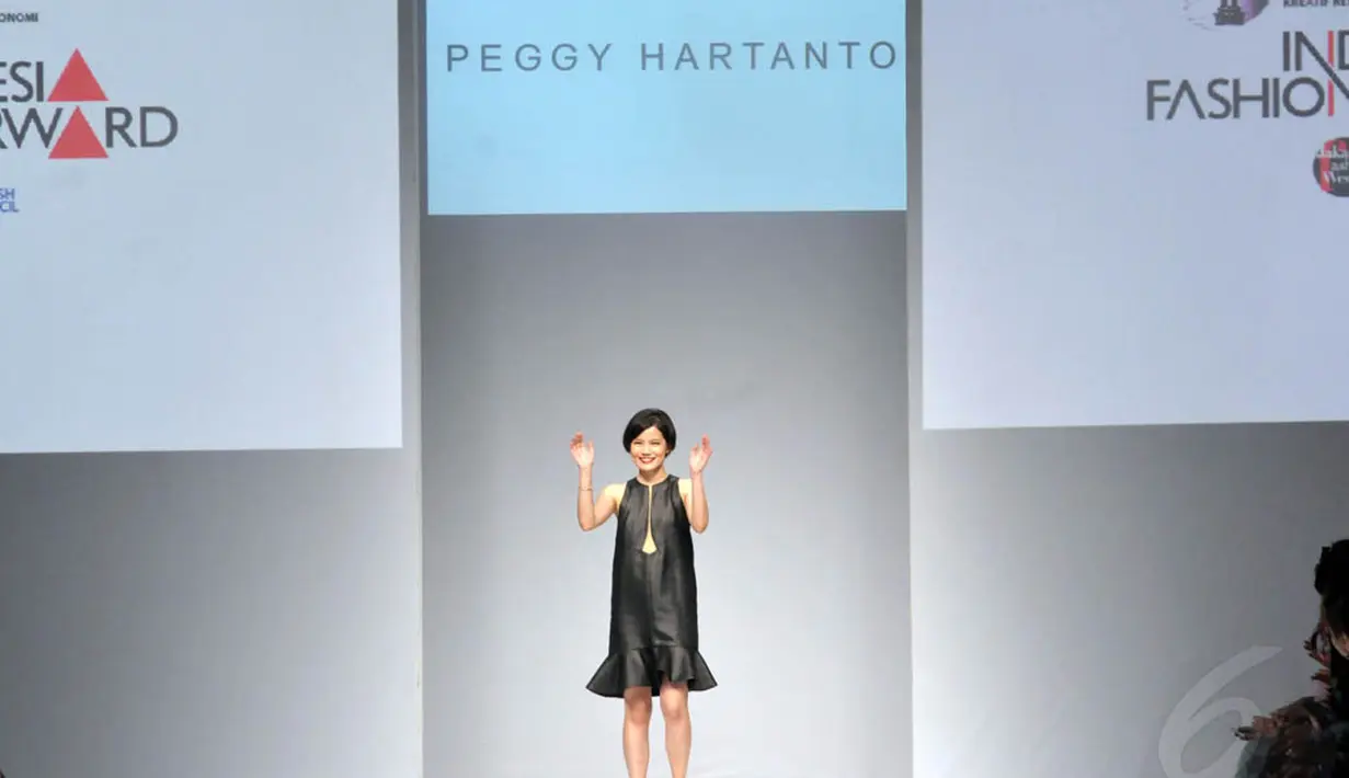 Peggy Hartanto adalah desainer kelahiran tahun 1988 yang menempuh pendidikan di Raffles College of Design and Commerce, Sydney, Australia, Jakarta, Sabtu (1/11/2014). (Liputan6.com/Panji Diksana)