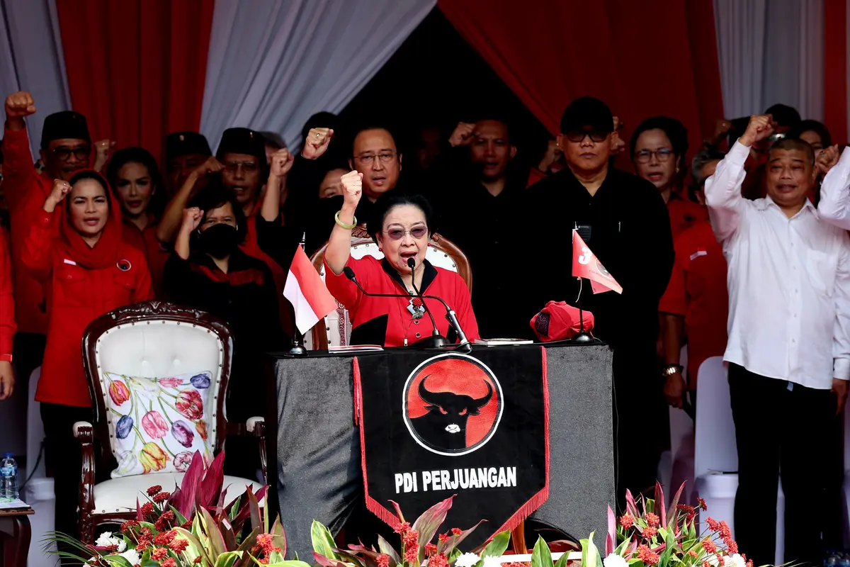Ketua Umum (Ketum) PDI Perjuangan (PDIP) Megawati Soekarnoputri tegas mengingatkan agar hak rakyat memilih pemimpin di kontestasi pemilihan umum (Pemilu) tidak dimanipulasi.