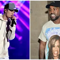 Justin Bieber dan Kanye West (AFP/Bintang.com)