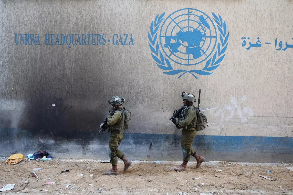 Markas UNRWA di Jalur Gaza.