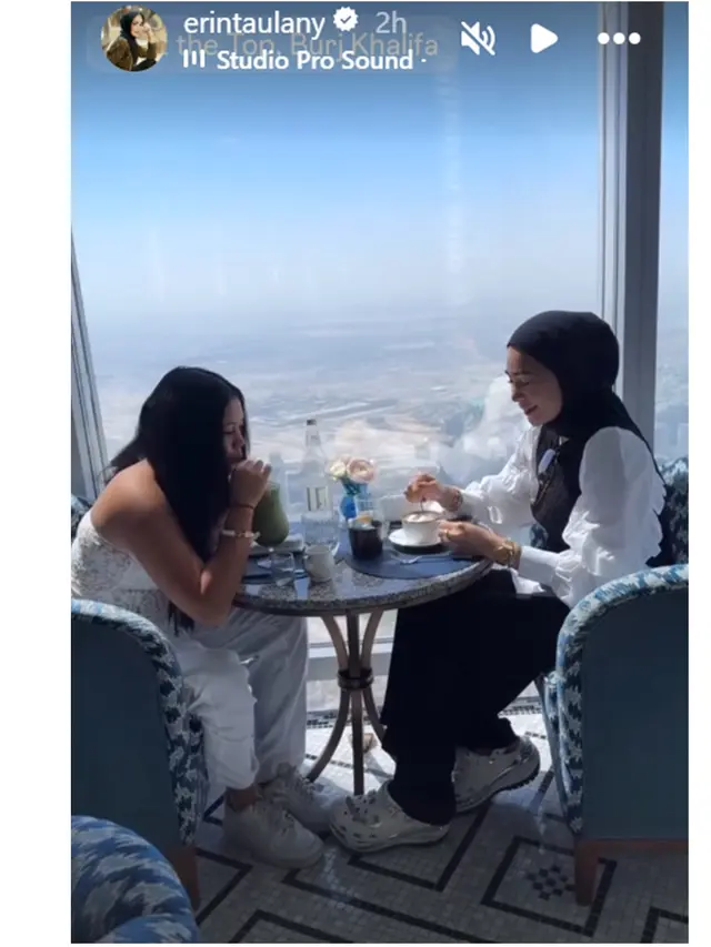 6 Potret Erin Taulany Liburan Mewah di Dubai Bareng Arlova, Seru Naik Jet Car