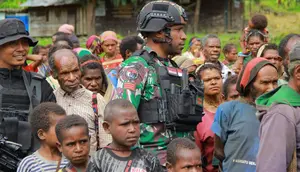 Aparat gabungan TNI berhasil memulihkan keamanan di Distrik Homeyo, Kabupaten Intan Jaya, Provinsi Papua Tengah setelah memukul mundur gerombolan OPM. (Foto: Puspen TNI)