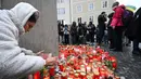 Polisi Ceko mengatakan penembakan pada 21 Desember 2023 di Universitas Charles, Praha. (Michal CIZEK/AFP)