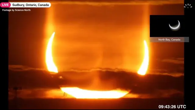 Cuma 3 Menit, Ini 6 Foto Detik-detik Kemunculan Gerhana Matahari Cincin 2021