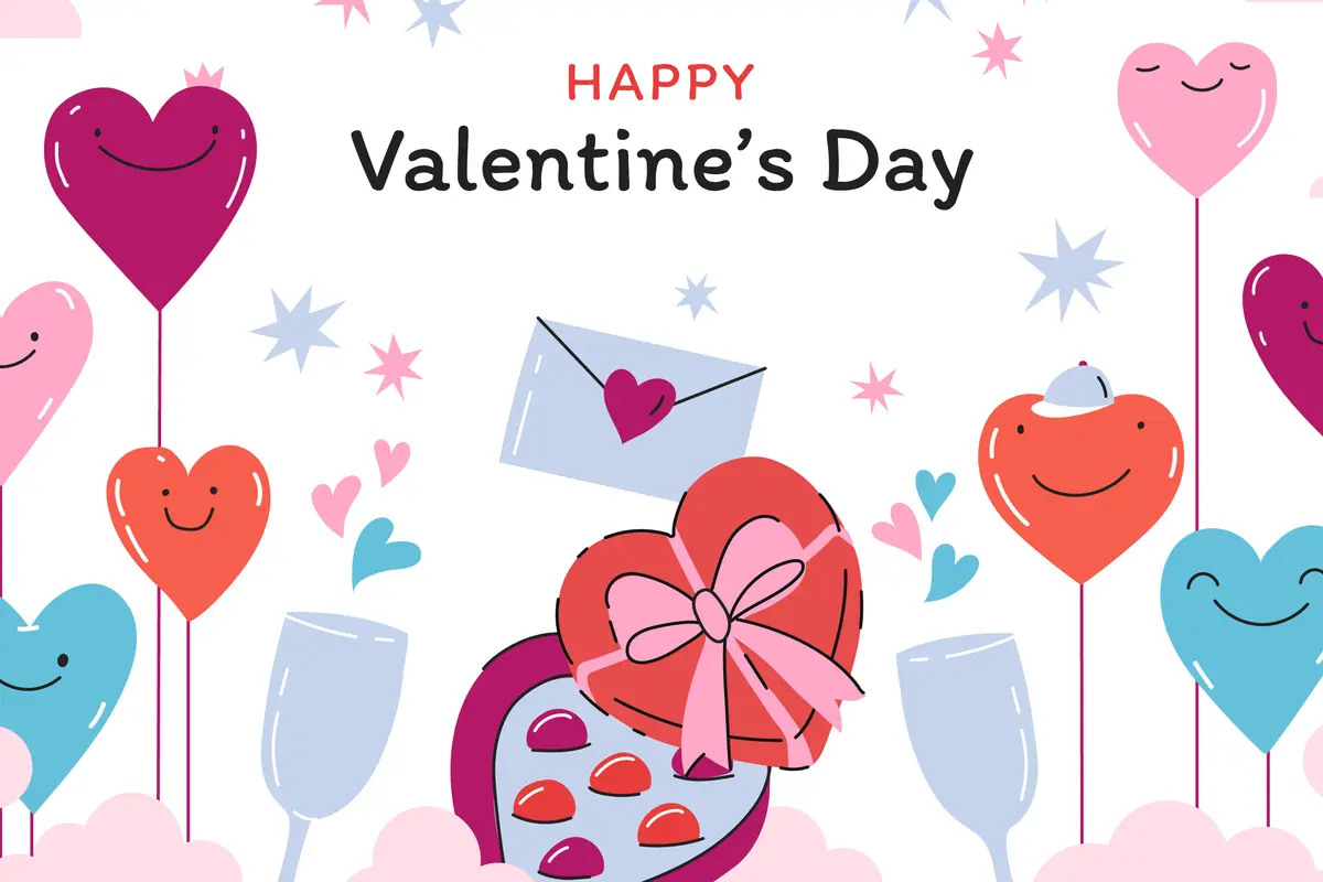 Ilustrasi Hari Valentine