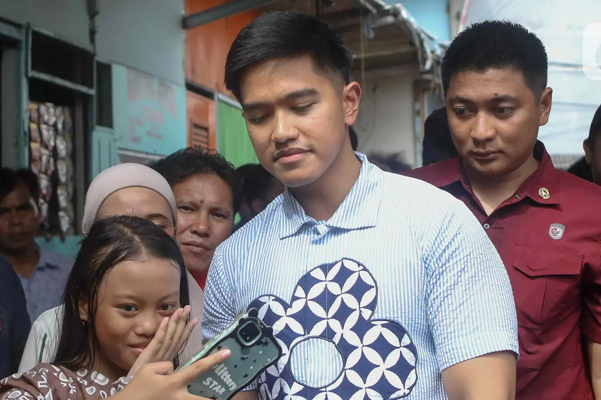 Kaesang Pangarep blusukan