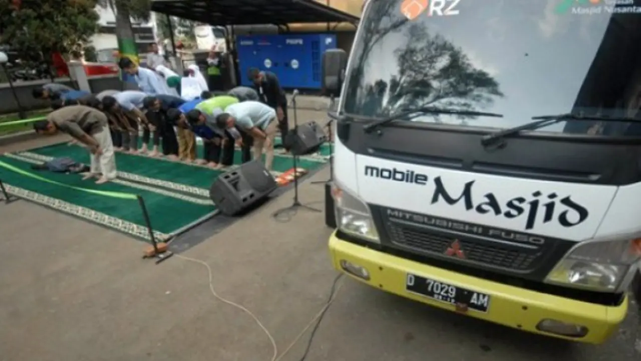 Pertama di Indonesia, Masjid Portable Permudah Masyarakat Ibadah