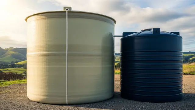 Perbedaan Tandon Air Fiberglass dan Toren Air Plastik untuk Rumah/Gemini AI