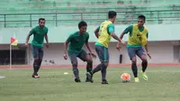 Latihan Timnas Indonesia (Liputan6.com/Fajar Abrori)