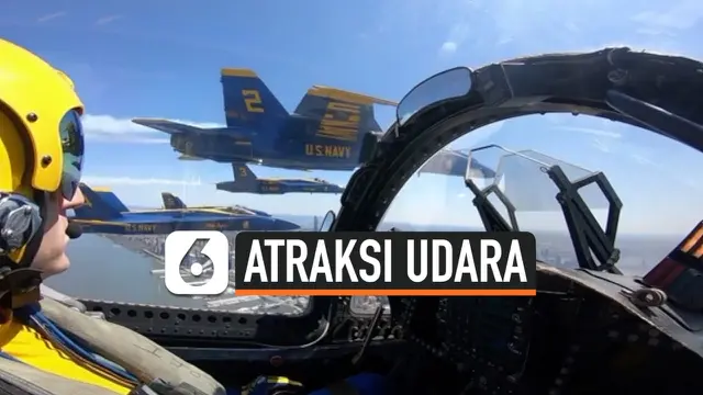 VIDEO: Rekaman Pesawat Jet AS Beri Penghormatan pada Tenaga Medis