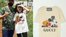 Koleksi T-Shirt Gucci lainnya juga ia miliki. Kali ini Gucci x Disney NET Sustain seharga Rp9.434.000. (Instagram/ Fashion Ayu Ting Ting).