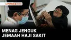 Menteri Agama, Nasaruddin Umar meninjau puluhan jemaah haji yang masih dirawat di Klinik Kesehatan Haji Indonesia (KKHI) Makkah, Arab Saudi. Menteri Agama bersyukur KKHI akhirnya bisa mendapat izin operasional dari Kementerian Kesehatan Arab Saudi.