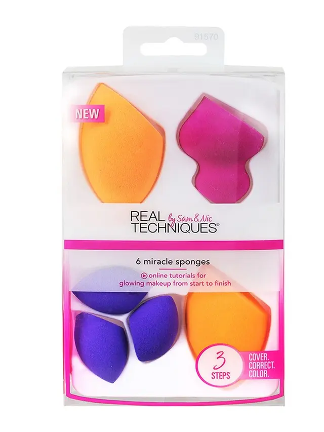 REAL TECHNIQUES 6 Miracle Sponges #1570