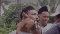 Pria Bawa Golok Bubarkan Ibadah GKPI Minta Maaf