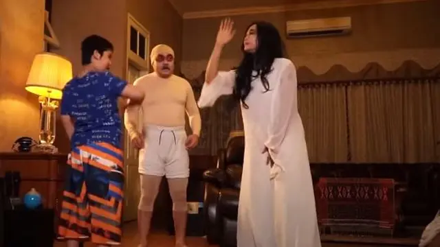 6 Momen Inul Daratista dan Suami Dandan Jadi Hantu, Hasilnya Bikin Pangling