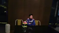 Keanon Santoso bakal tampil pada kejuaraan dunia Gokart di Sirkuit Logando Italia, 11-14 Oktober 2017.(Bola.com/Andhika Putra).