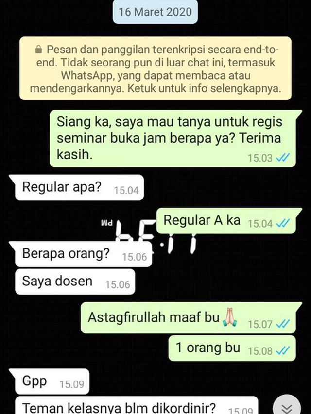 6 Chat Murid ke Ibu Guru Dikira Teman Sekelas Ini Bikin Tepuk Jidat