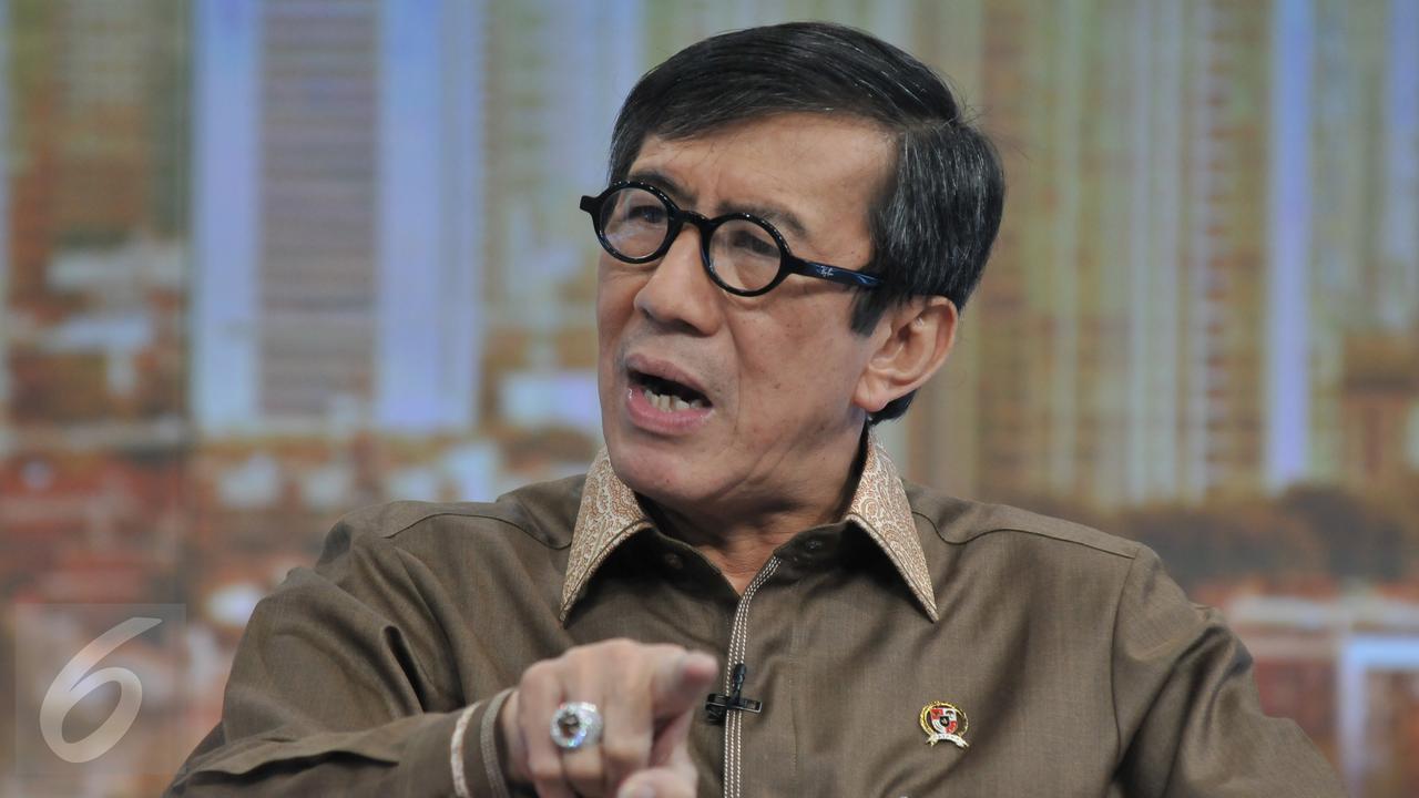 Menteri Hukum dan HAM Yasonna Laoly 